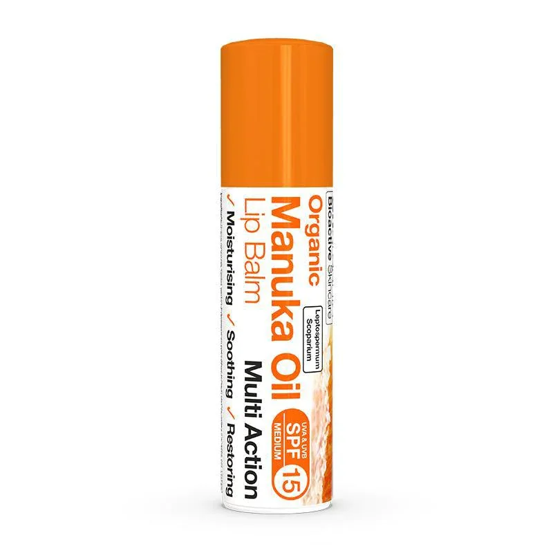 Dr.Organic Balsam de buze Manuka, 5,7ml