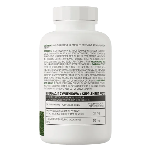Extract de Reishi, 60 capsule, OstroVit