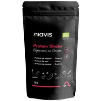Protein shake ecologic cu capsune si cocos, 125g, Niavis
