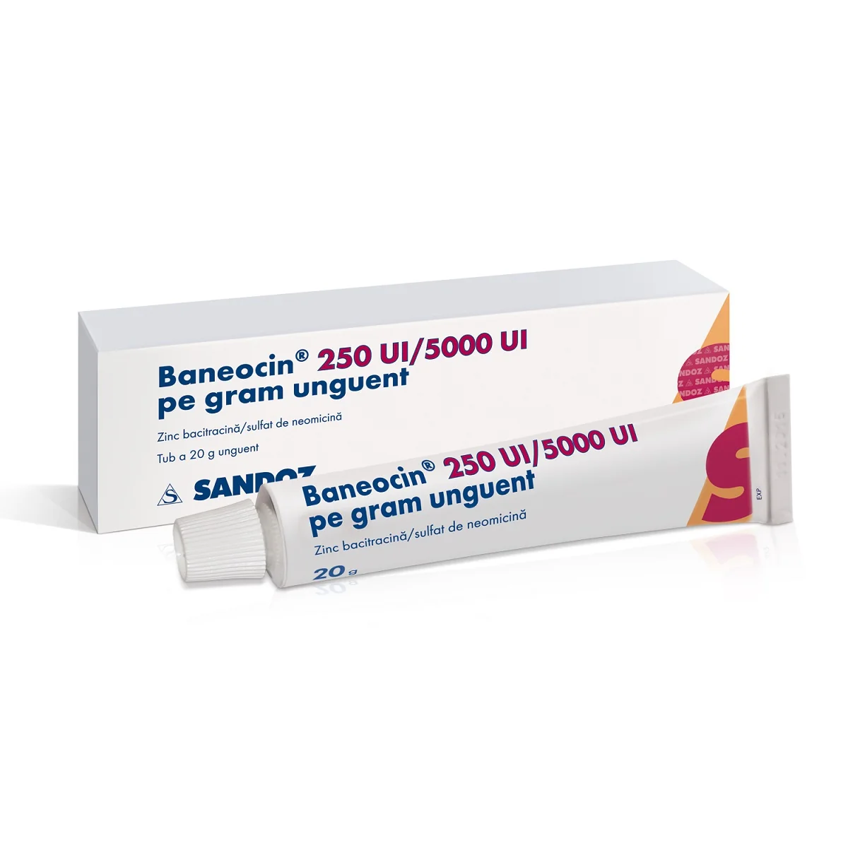 Baneocin unguent, 20 g, Sandoz 