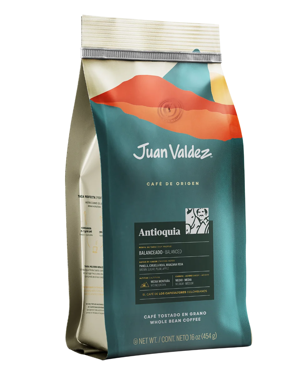 Cafea boabe Origine Antioquia, 454g, Juan Valdez