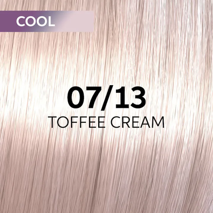 Vopsea demi-permanenta Shinefinity Zero Lift Glaze 07/13 Toffee Cream, 60 ml, Wella Professionals