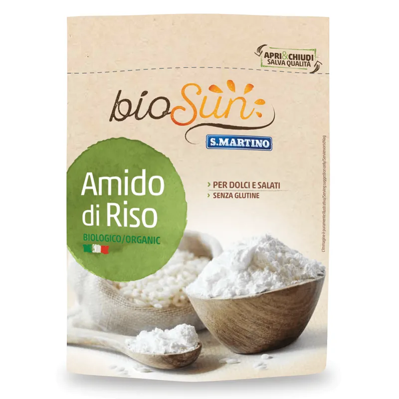 Amidon din orez fara gluten eco Biosun, 120g, S.Martino