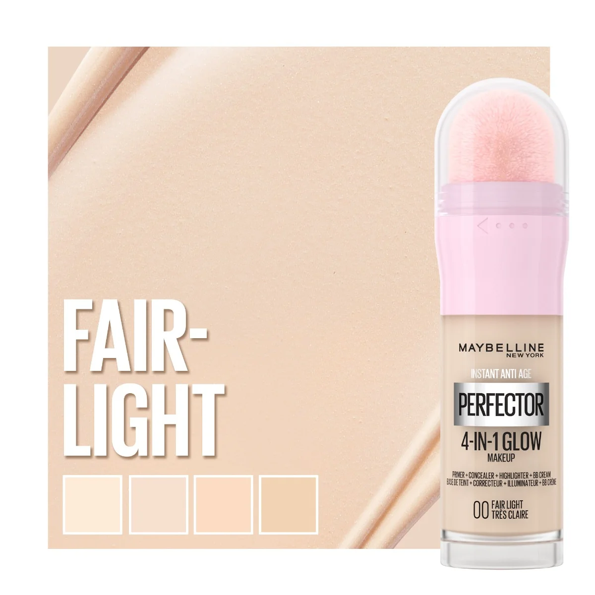 Iluminator 4-in-1 Instant Anti-Age Perfector Glow Fair Light, 20ml, Maybelline