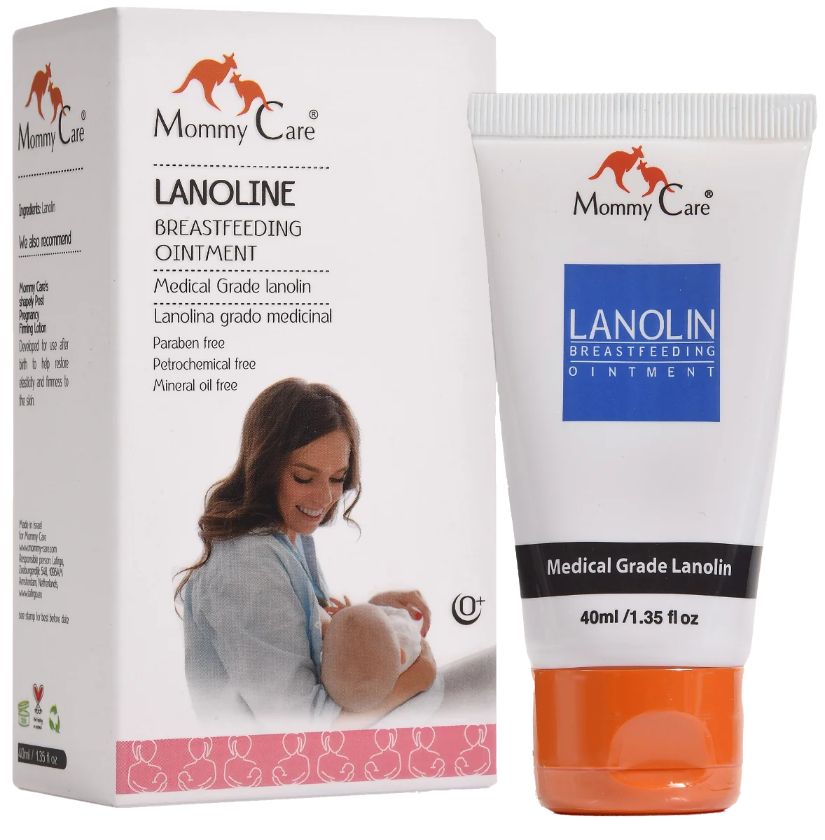 Unguent cu lanolina pentru mameloane, 40ml, Mommy Care