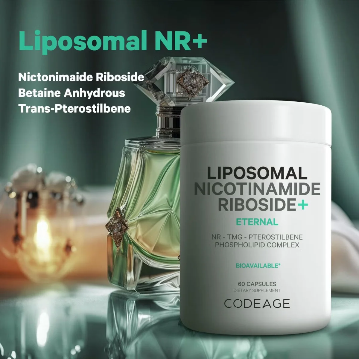 Liposomal Nicotinamide Riboside+ CodeAge, 60 capsule, GNC