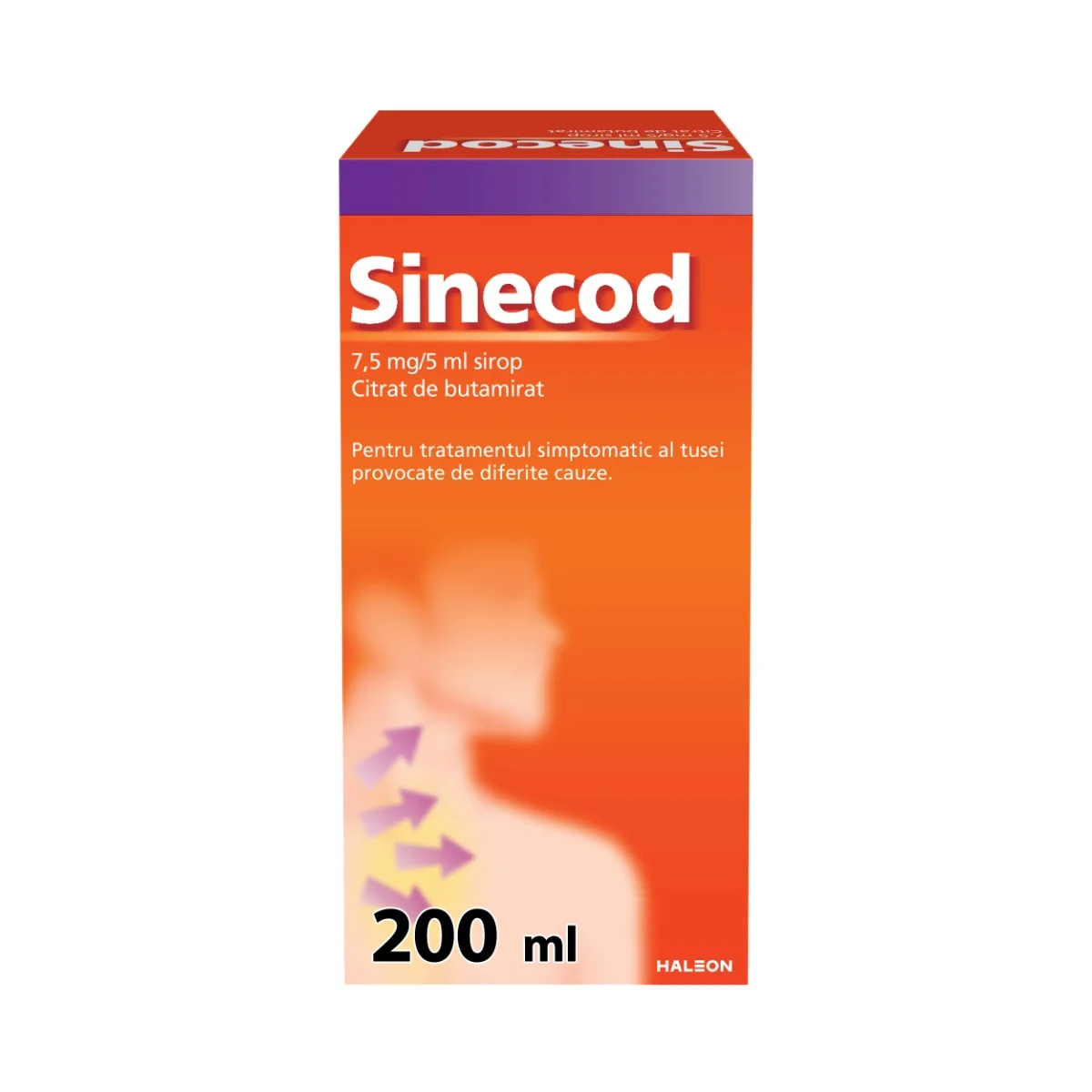 Sinecod sirop 1,5 mg/ml, 200ml, Haleon