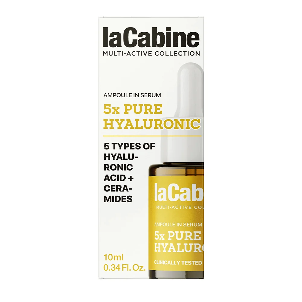 Ser pentru fata cu 5 tipuri de Acid Hialuronic Multi-Active, 10ml, La Cabine