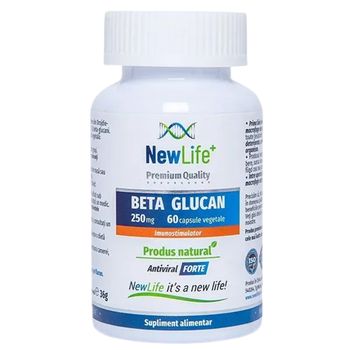 Beta Glucan 250mg, 60 capsule, NewLife 