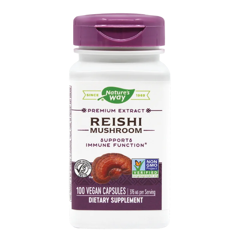 Reishi Natures Way, 100 capsule, Secom