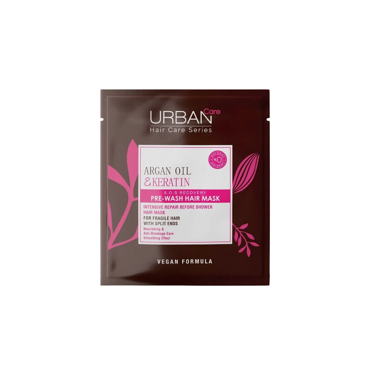 Masca de par pre-samponare cu Ulei de Argan si Keratina, 50ml, Urban Care