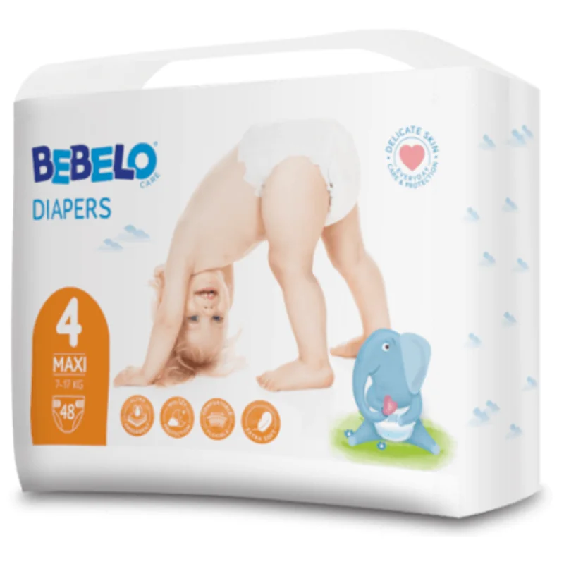 Bebelo Scutece Maxi Numarul 4, 48 bucati