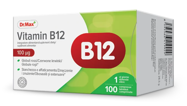 Dr. Max Vitamina B12 100mcg, 100 comprimate filmate