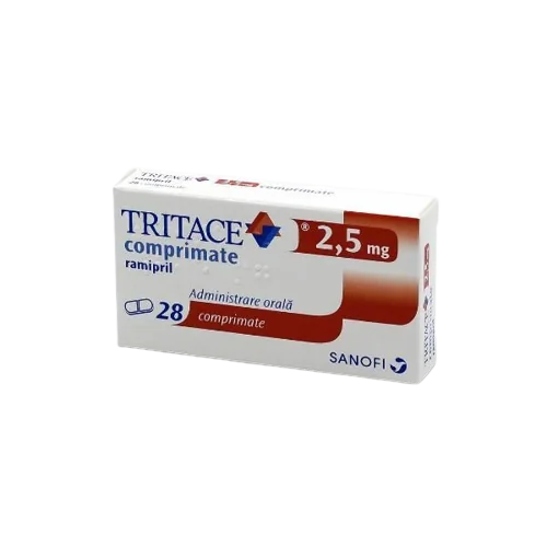 Tritace 2,5mg, 28 comprimate, Sanofi | Dr. Max Farmacia
