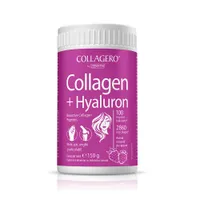 Collagen + Hyaluron cu aroma de capsuni, 150g, Zenyth