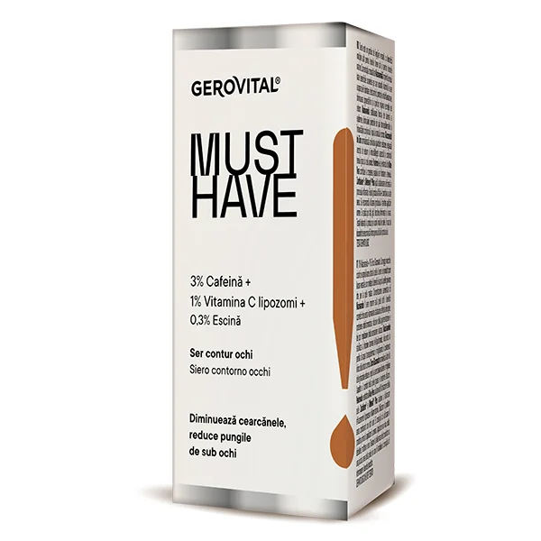 Ser pentru conturul ochilor Must Have, 30ml, Gerovital