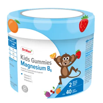 Dr.Max Gummies magnesium B6 pentru copii, 40 jeleuri 