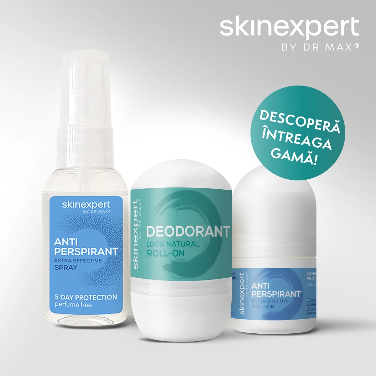 Skinexpert by Dr. Max® Antiperspirant Roll-on, 30ml 