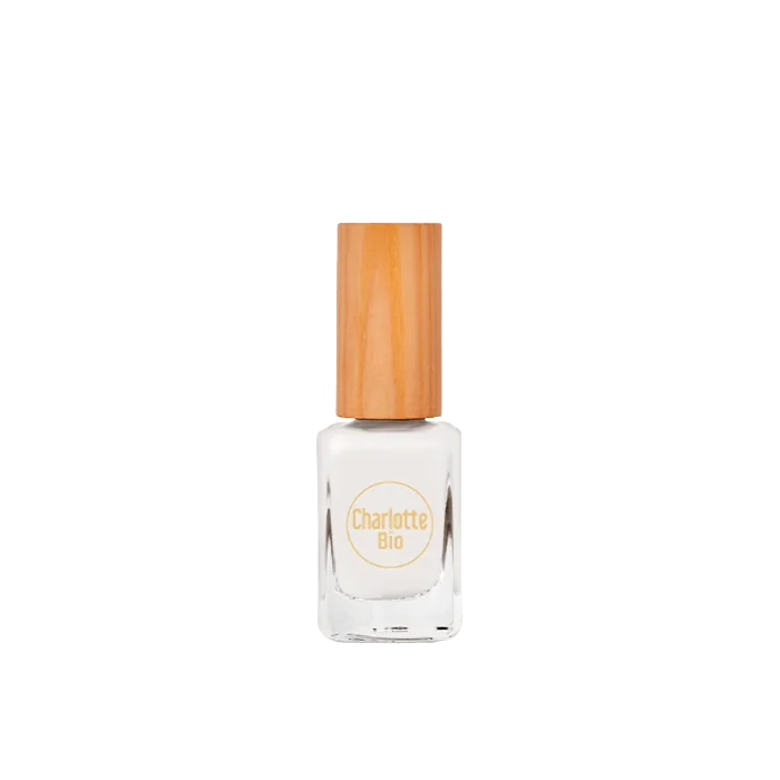 Lac vegan de unghii Blanc, 10ml, Charlotte Bio
