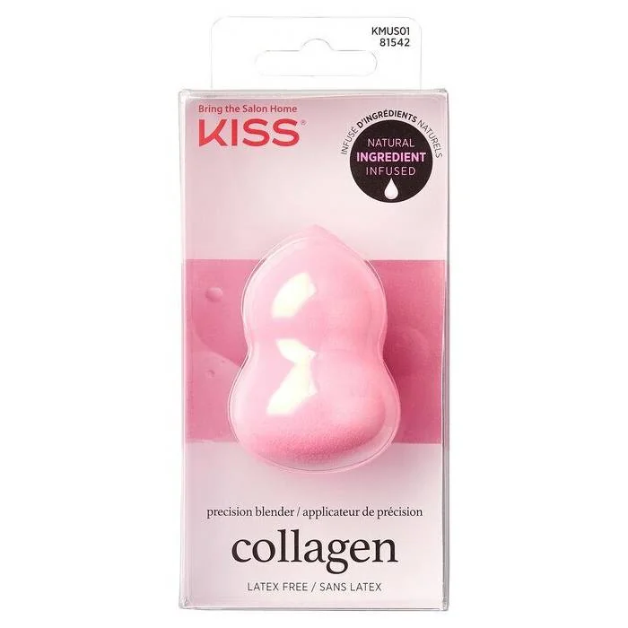 Burete make-up cu infuzie de colagen, 1 bucata, Kiss