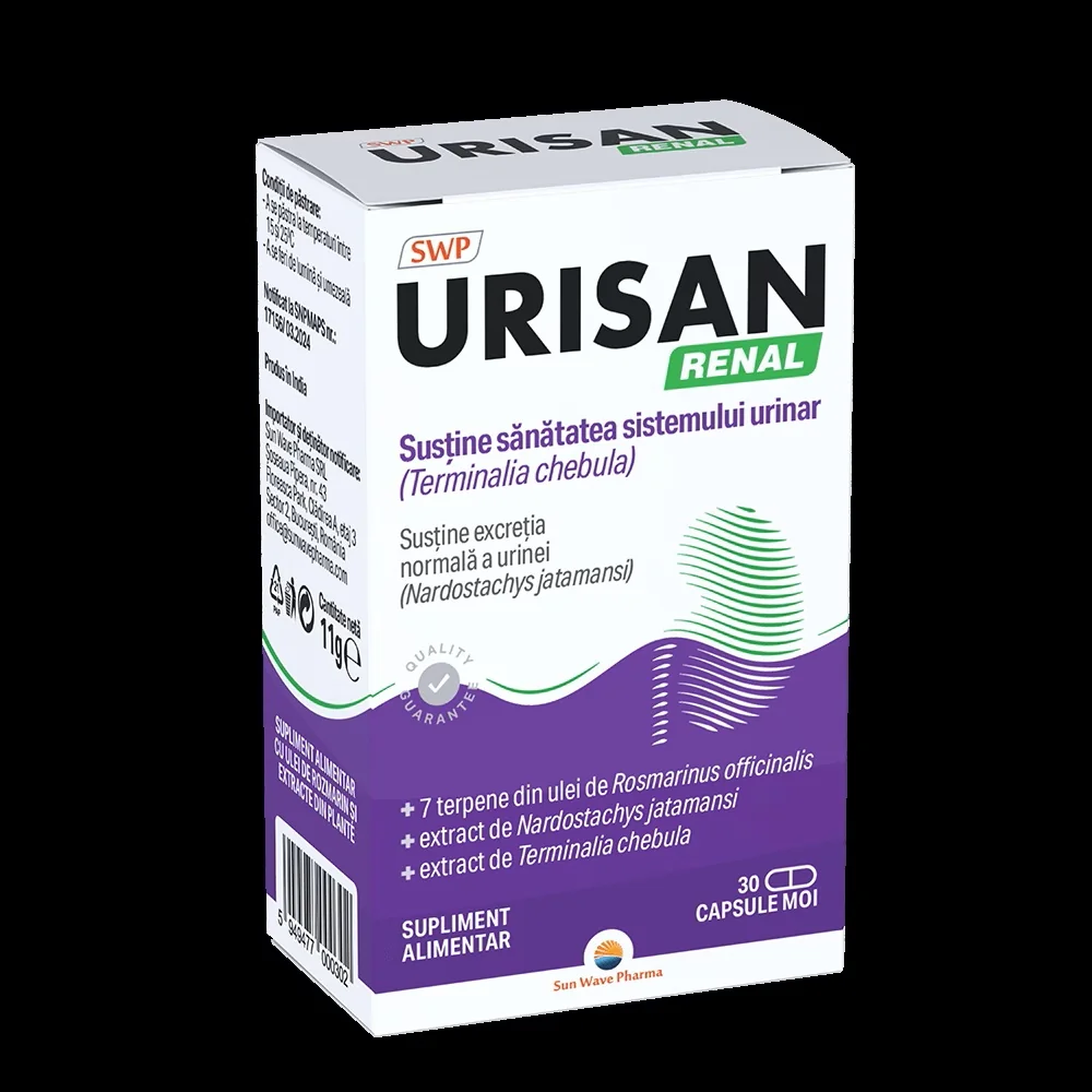 Urisan Renal, 30 capsule, Sun Wave Pharma 
