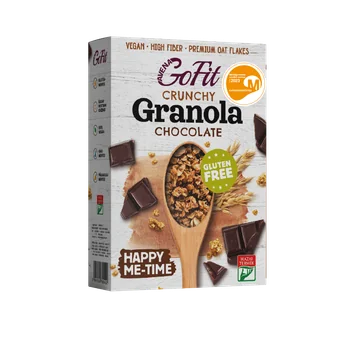 Granola cu ciocolata fara gluten, 250g, Avena GoFit