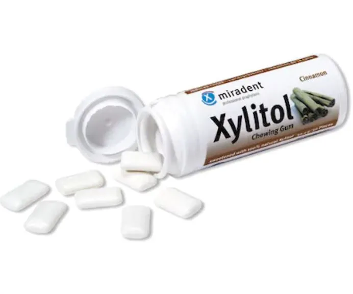 Guma de mestecat Cinnamon-Xylitol, 30 bucati, Miradent