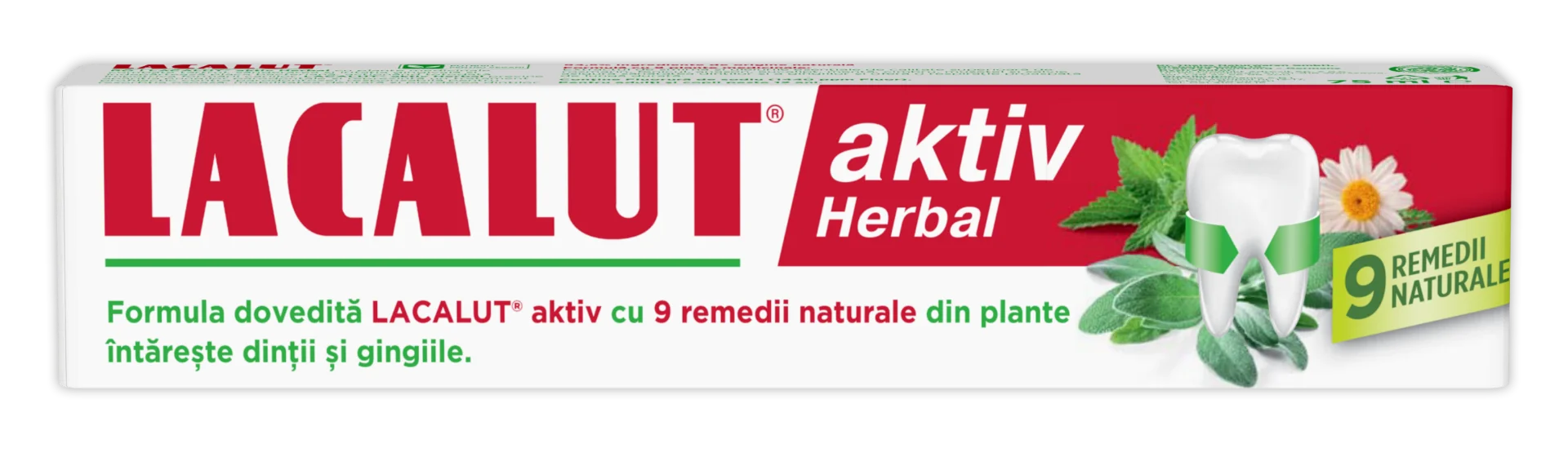 Pasta de dinti Aktiv Herbal, 75ml, Lacalut