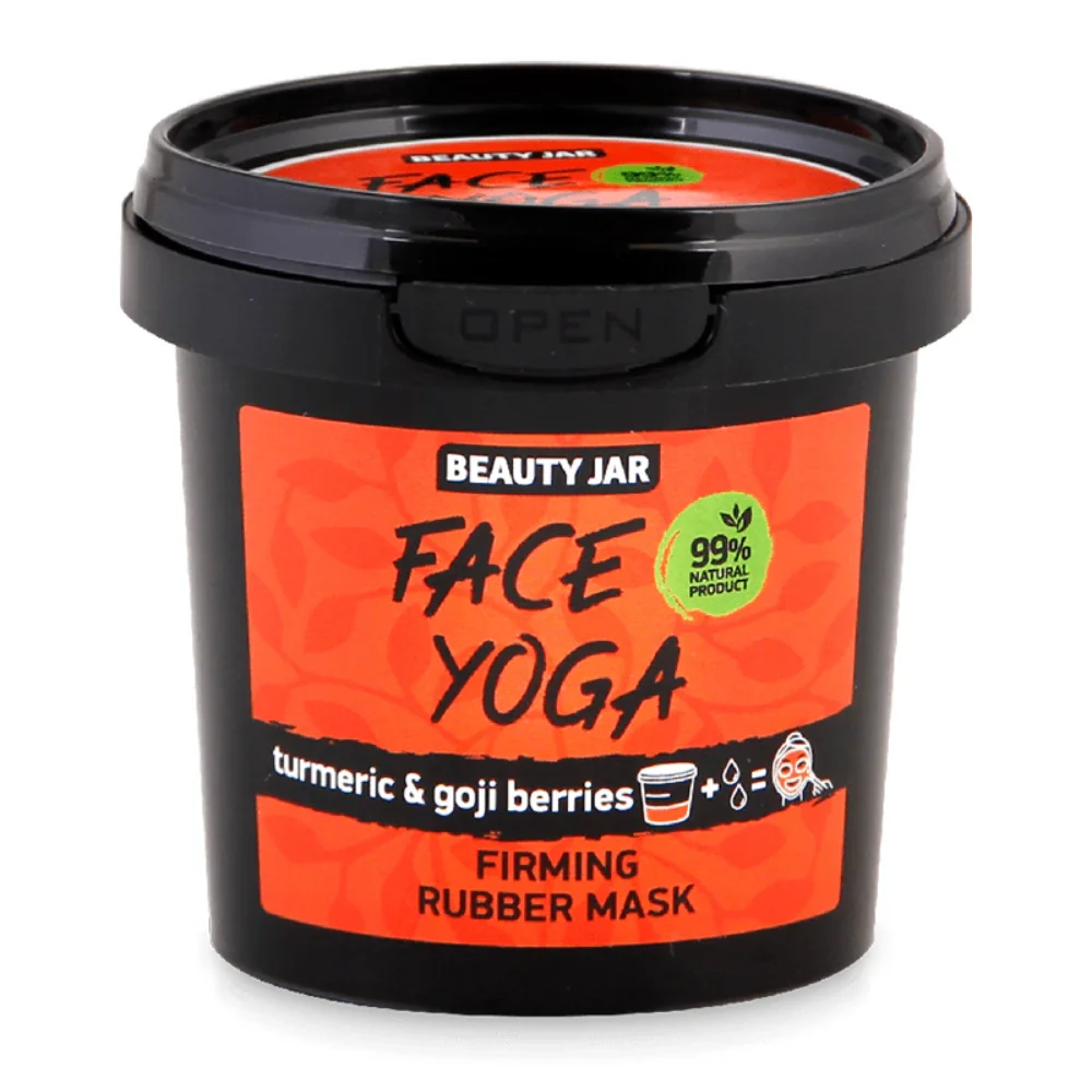 Masca faciala alginata pentru fermitate cu turmeric si goji Face Yoga, 20g, Beauty Jar