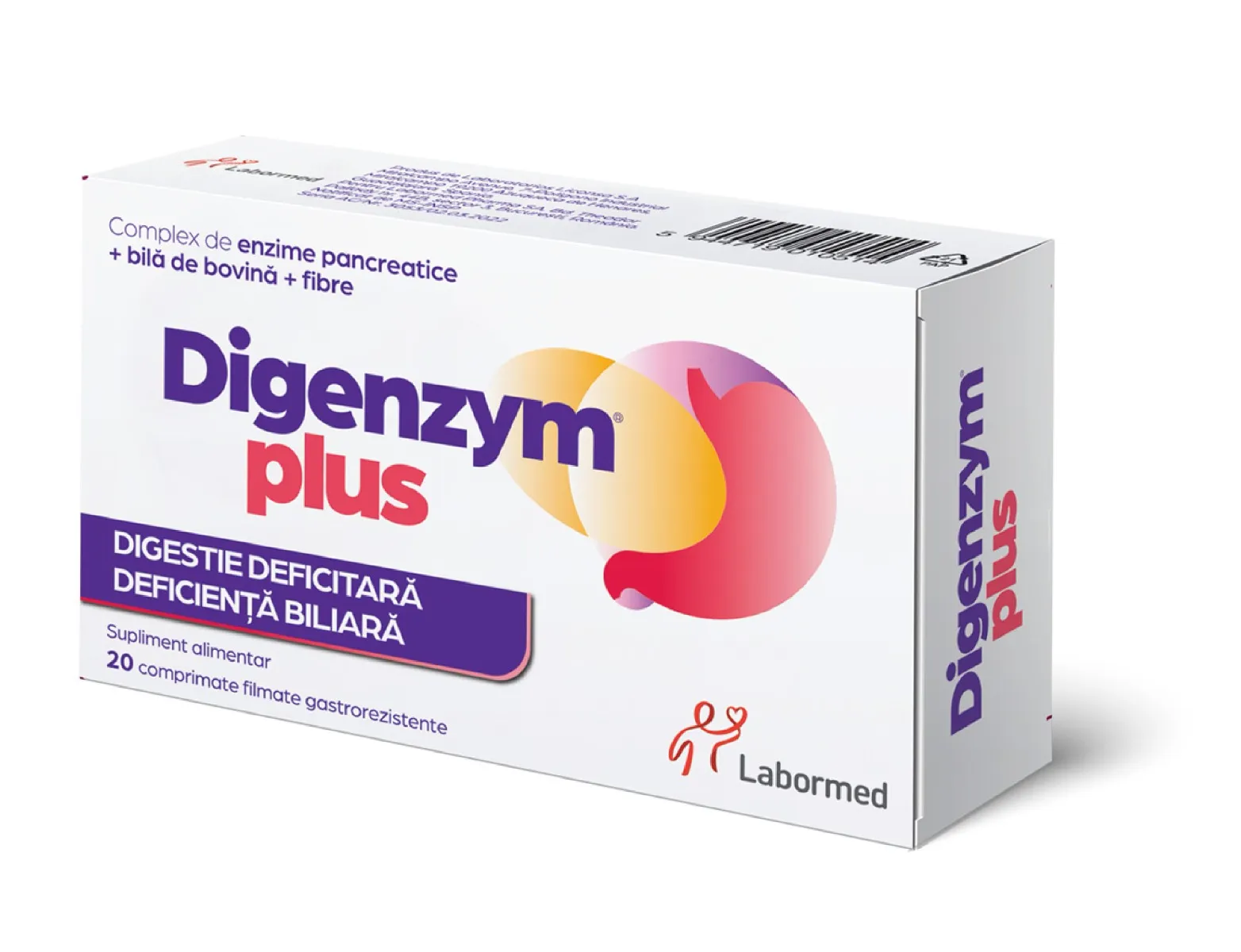 Digenzym Plus, 20 comprimate, Labormed 