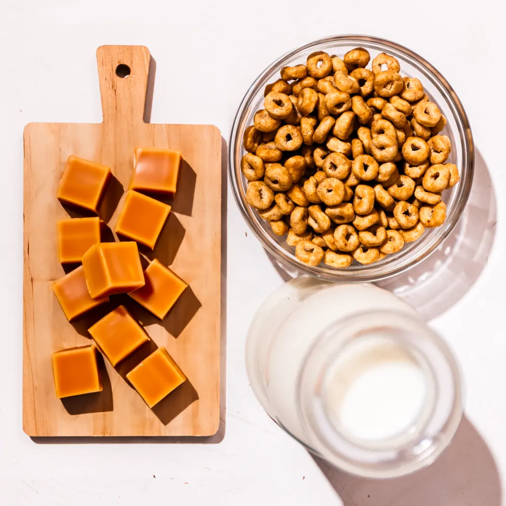 Cereale cu 30% proteina fara zahar low-carb gluten free si vegane Caramel Sarat, 250g, Mr. Iron 