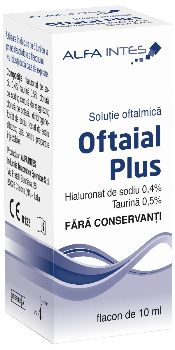 Oftaial Plus Eye Drops, 10ml, Alfa Intes