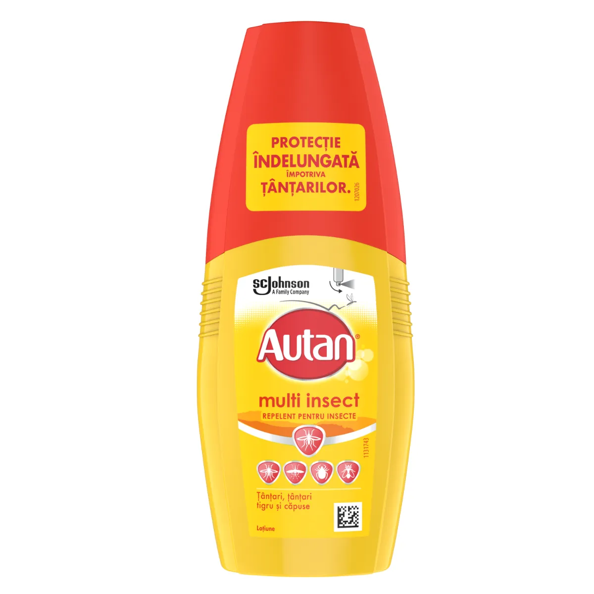 Lotiune Multi-insect impotriva capuselor si tantarilor, 100ml, Autan