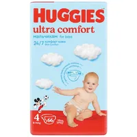 Scutece Ultra Comfort pentru baieti Nr. 4 8-14kg, 66 bucati, Huggies