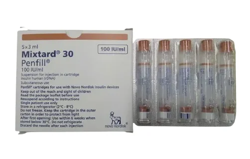 Mixtard 30 Penfill 100UI/ml-3ml, 5 cartuse, Novo Nordisk