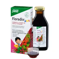 Formula lichida de fier si vitamine Floradix Kids, 250ml, Salus