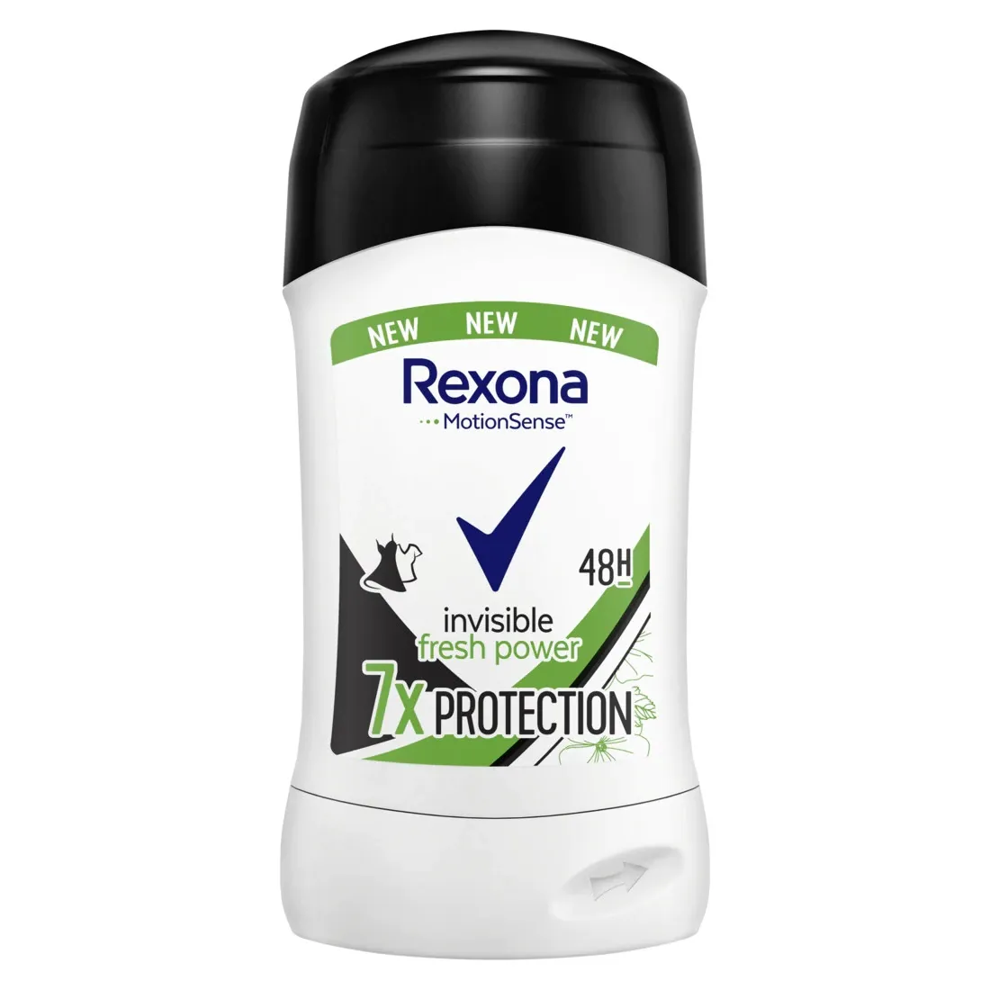 Deodorant stick Invisible Fresh Power, 40ml, Rexona