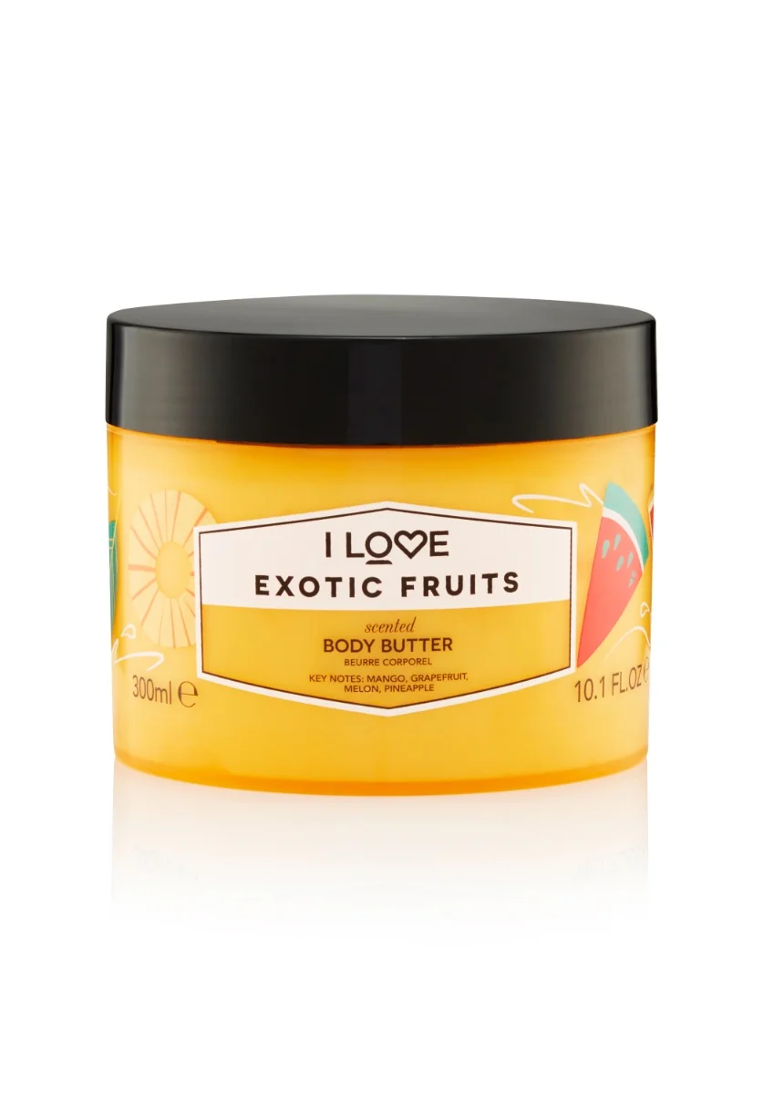 Unt de corp Exotic Fruit Signature, 330ml, I Love Cosmetics