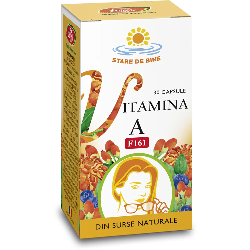 Vitamina A naturala, 30 capsule, Fares