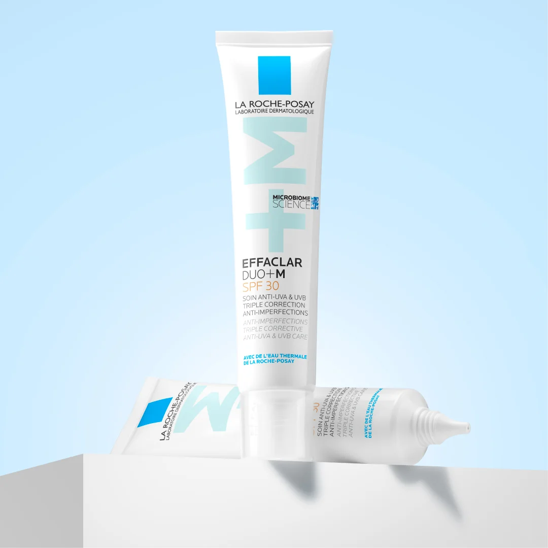Crema triplu-corectoare anti-Imperfectiuni pentru tenul gras cu tendinta acneica SPF30 Effaclar DUO +M, 40ml, La Roche-Posay