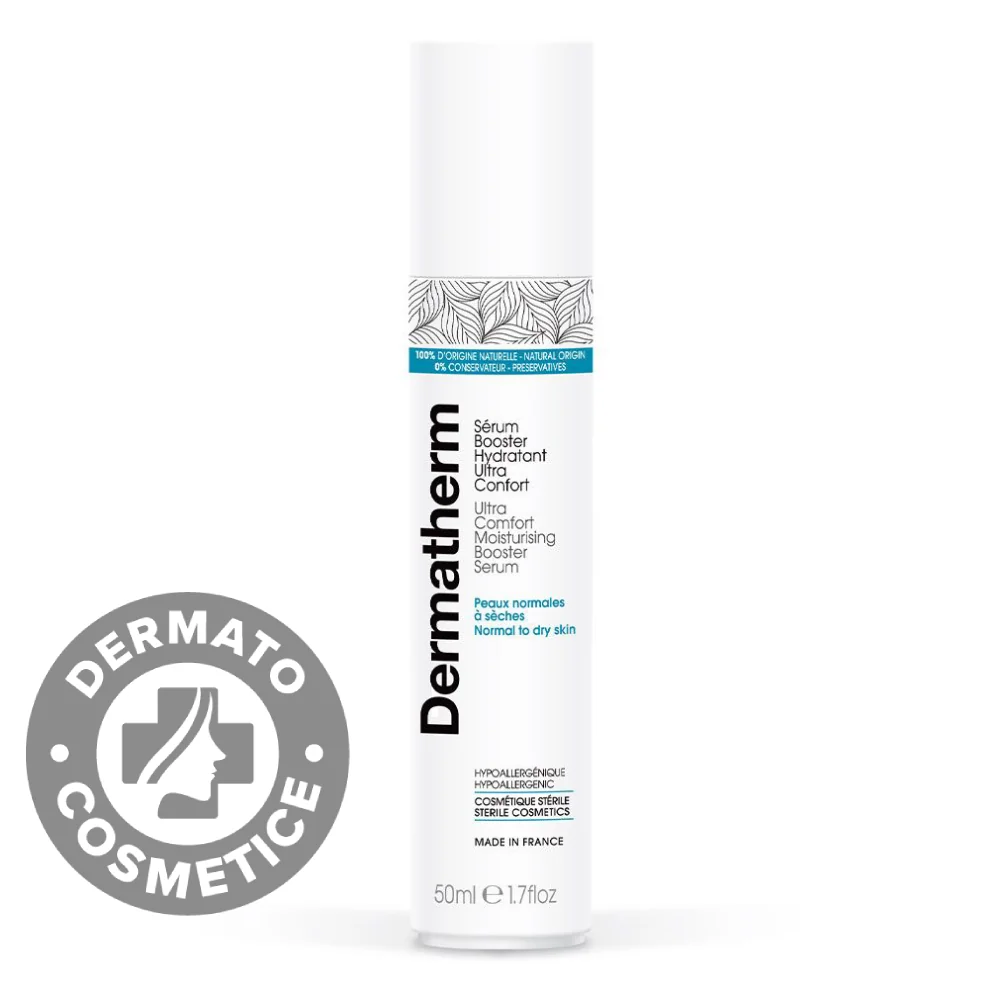Serum organic booster hidratant pentru ten normal si uscat, 50ml, Dermatherm