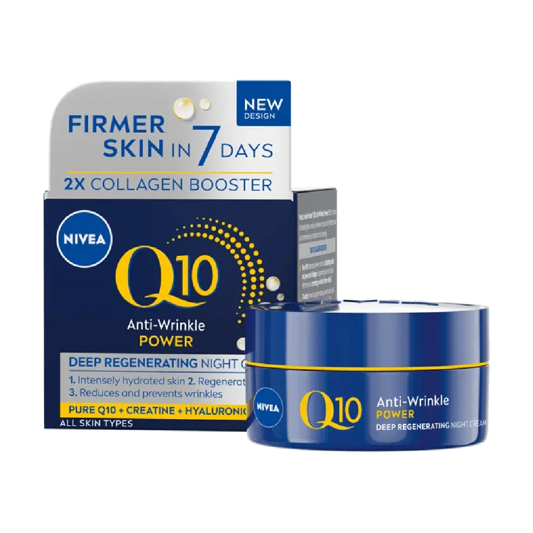 Crema anti-rid de noapte Q10, 50ml, Nivea
