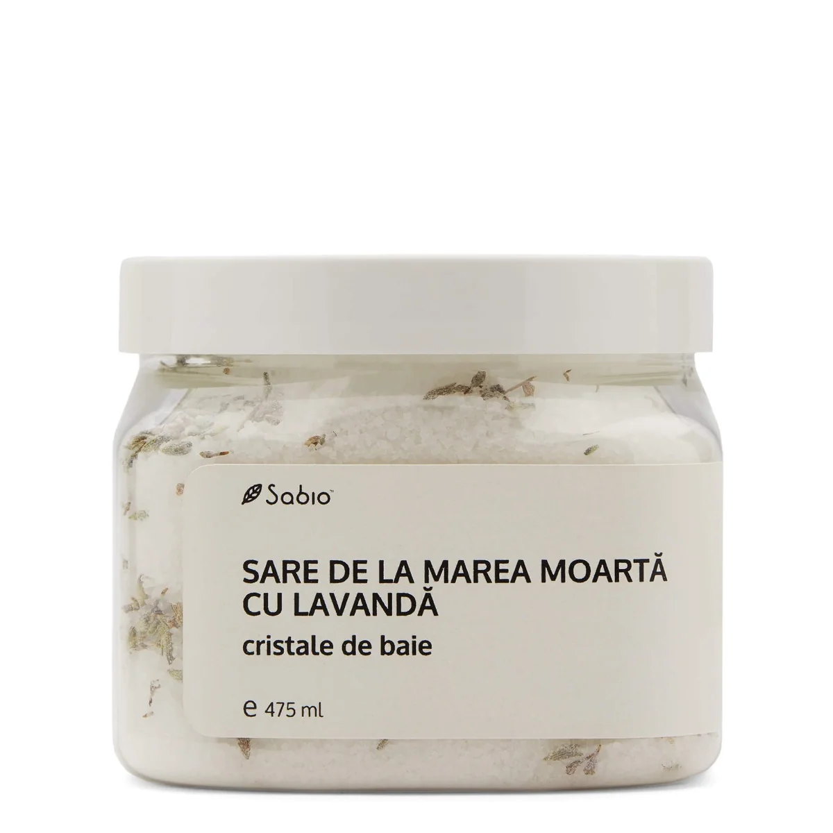 Sare de la Marea Moarta cu lavanda, 475ml, Sabio