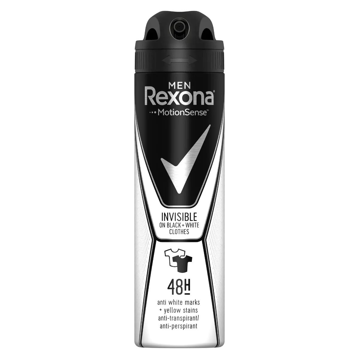 Deodorant spray Invisible Men Black&White, 150ml, Rexona