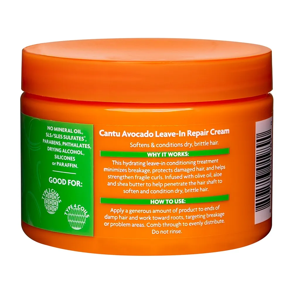 Crema leave-in hidratanta cu ulei de avocado, 340g, Cantu