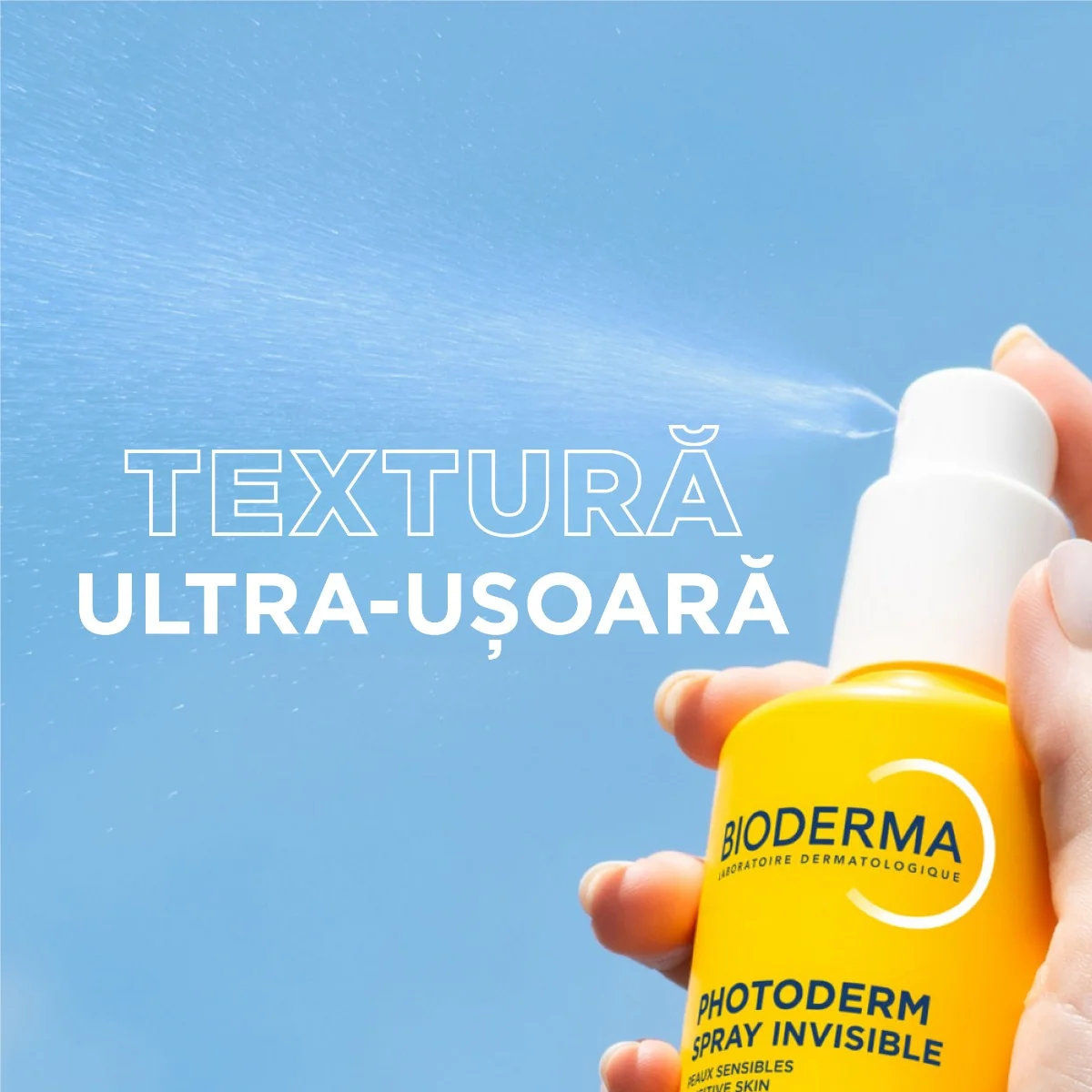 Spray invizibil cu SPF50+ Photoderm, 200ml, Bioderma