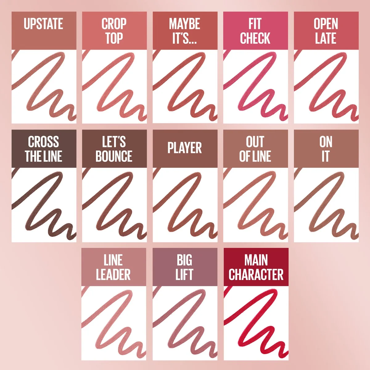 Creion de buze cu Acid Hialuronic Lifter Liner Nr. 015 Open Late, 1g, Maybelline