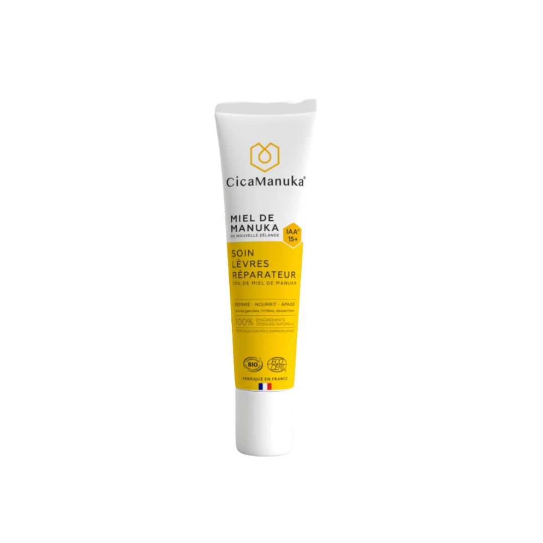 Crema pentru ingrijirea buzelor 10% miere de Manuka IAA15+, 15ml, CicaManuka
