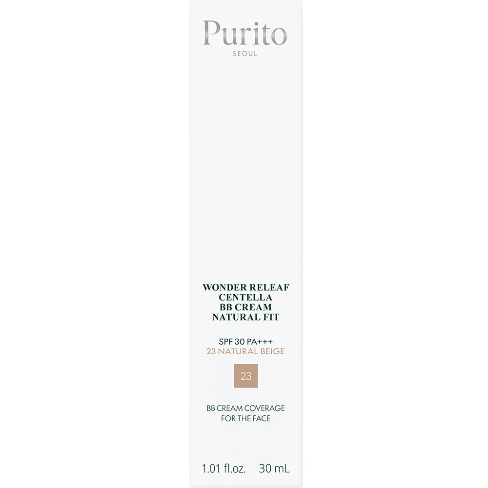 BB Cream cu SPF30 PA+++ Wonder Releaf Centella 23 Natural Beige, 30ml, Purito