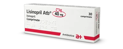 Lisinopril Atb 40mg, 30 comprimate, Antibiotice
